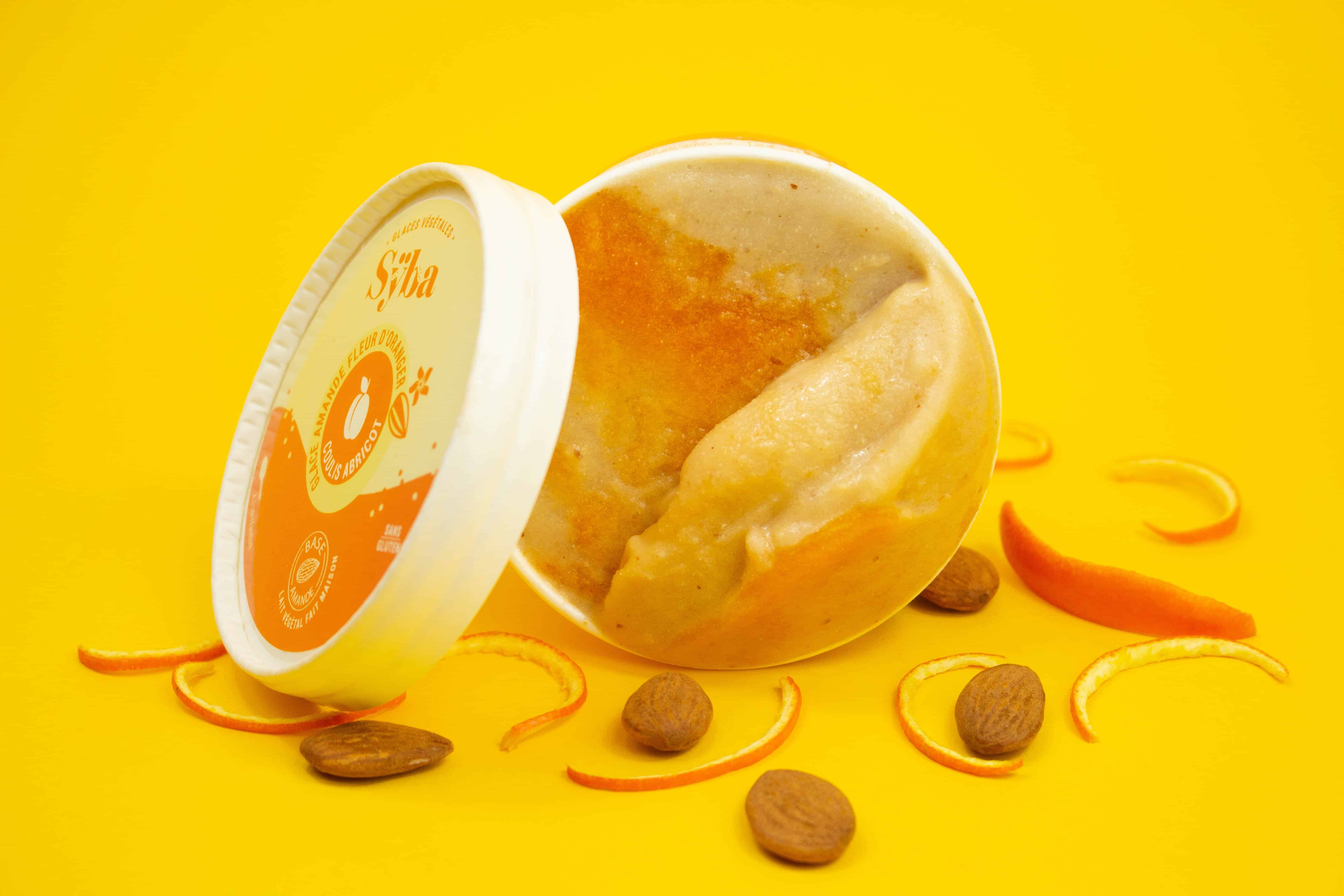 120ml - Glace Fleur d'oranger, Coulis d'abricot – Image 2